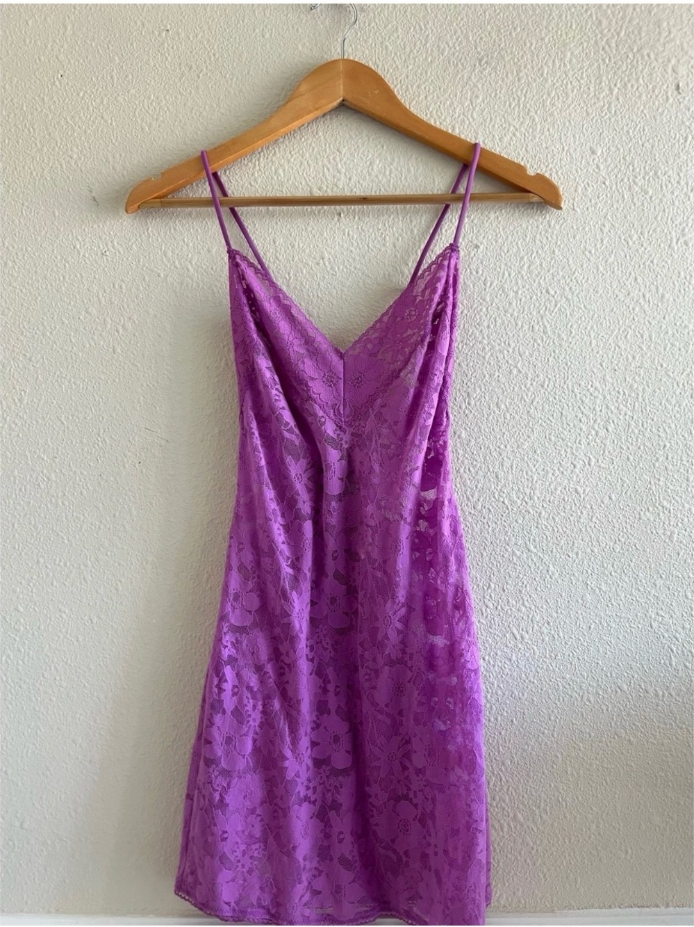 Victoria’s Secret laced purple Slip Dress Lingerie  Y2K Size M intimate cottage